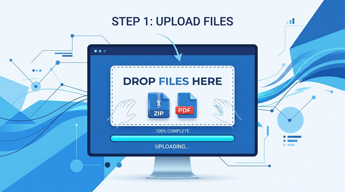 Step 1: Upload Files