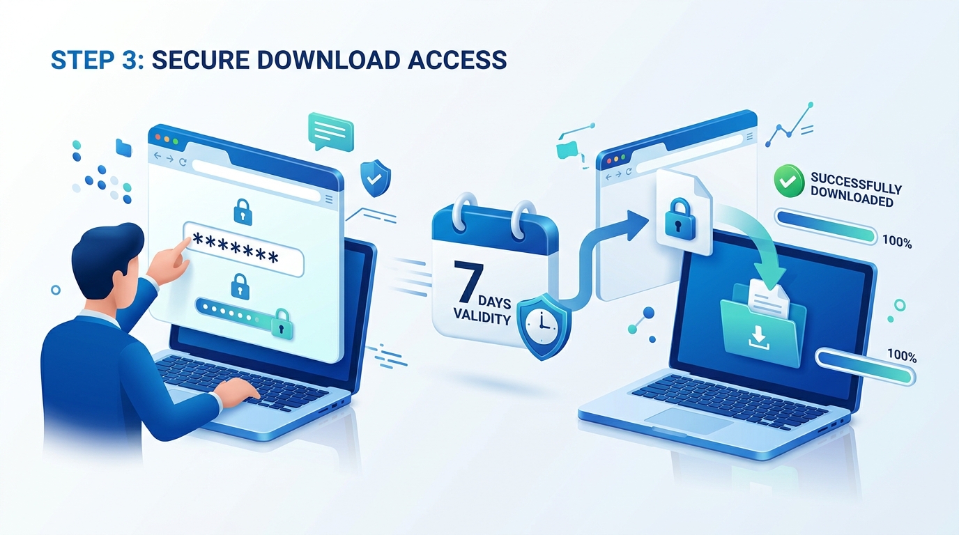 Step 3: Secure Download Access by Client